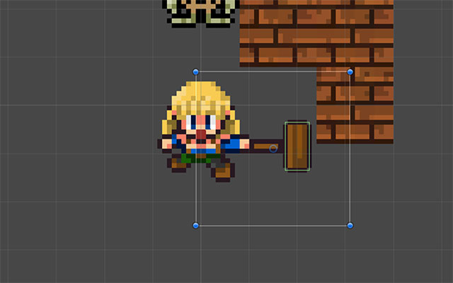 Unity2d 攻撃判定の付け方