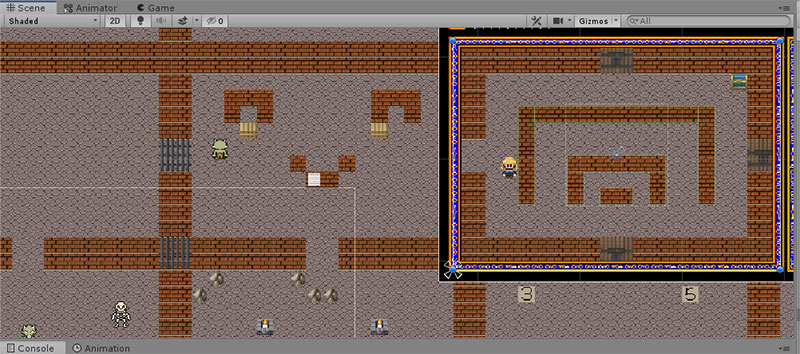 Unity2D モンスターの挙動